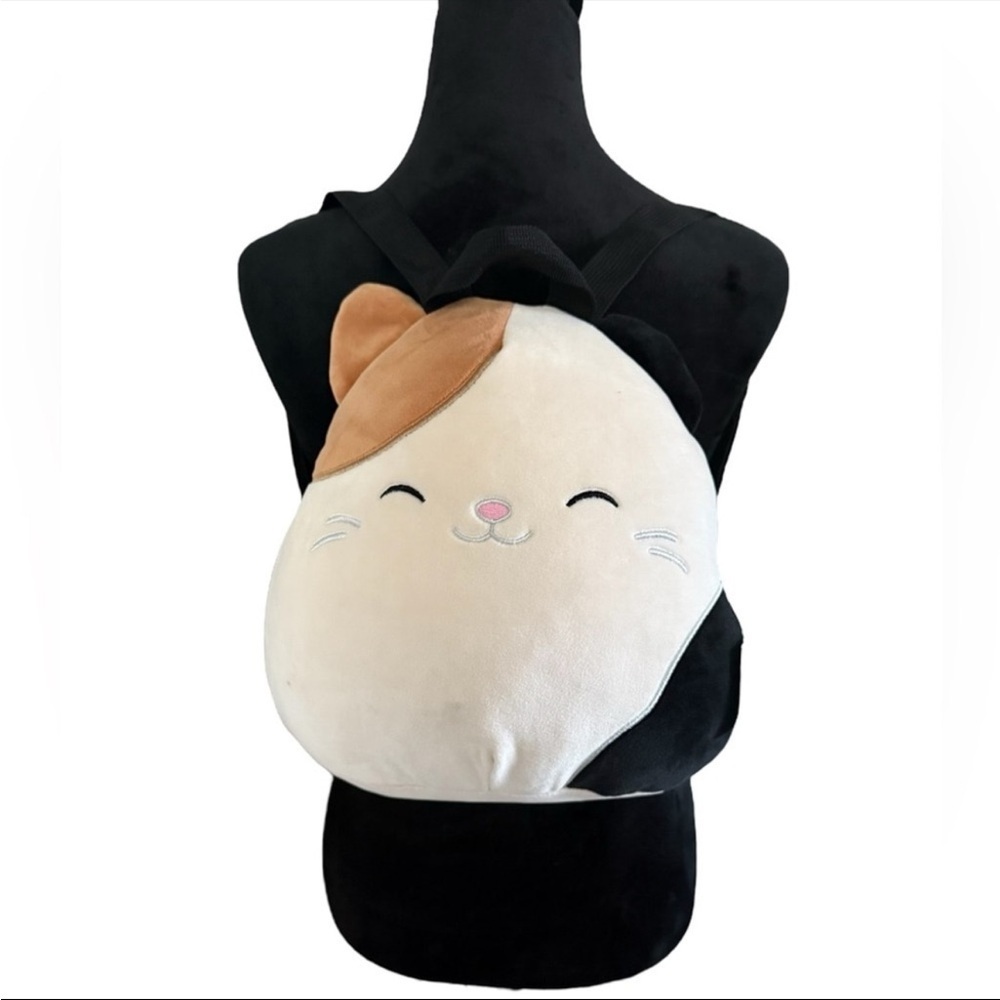 Squishmallows Cam the Cat Plush Backpack 12” Kellytoy 2022 Plush Cat Pillow